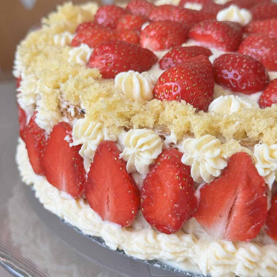 Strawberry Cake – Easy Le Fraisier