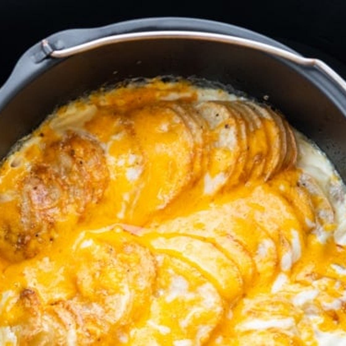 Air Fryer Scalloped Potatoes