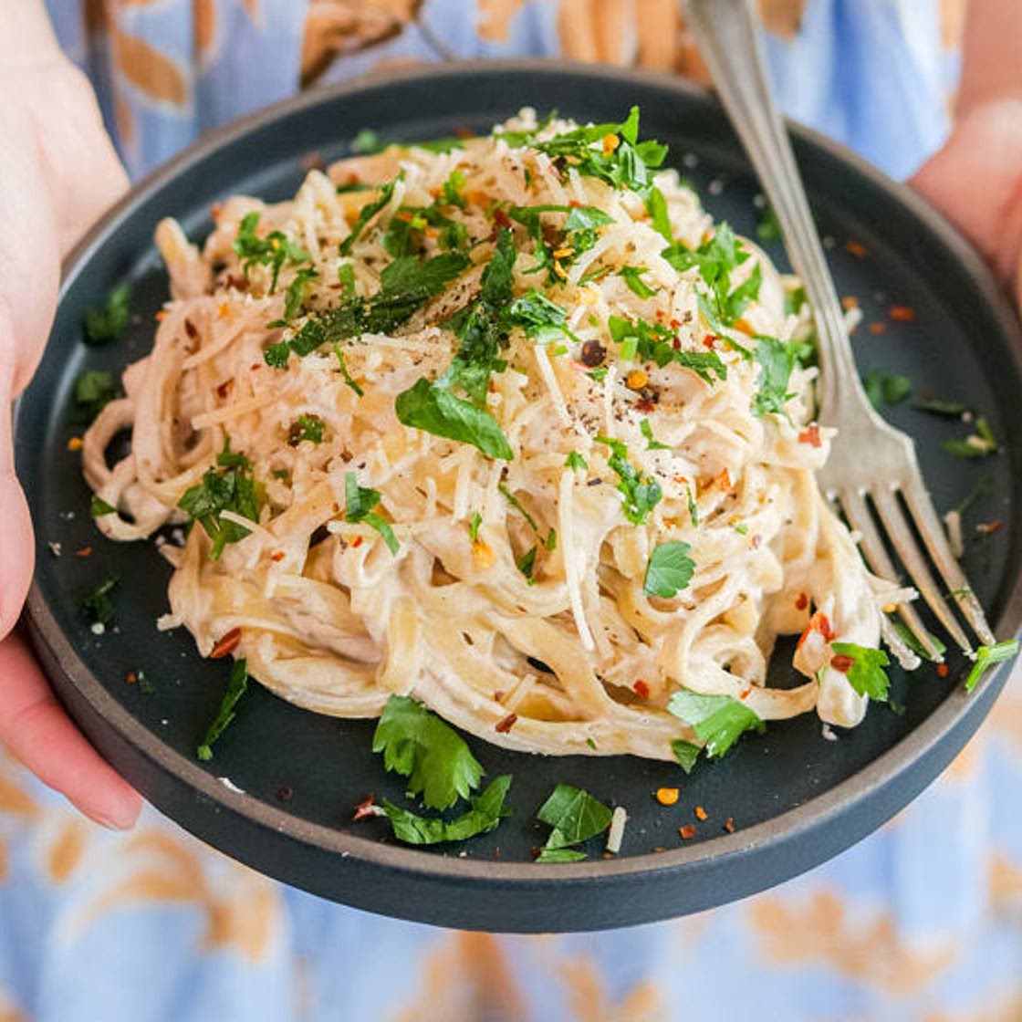 Walnut Pasta Sauce (Vegan)