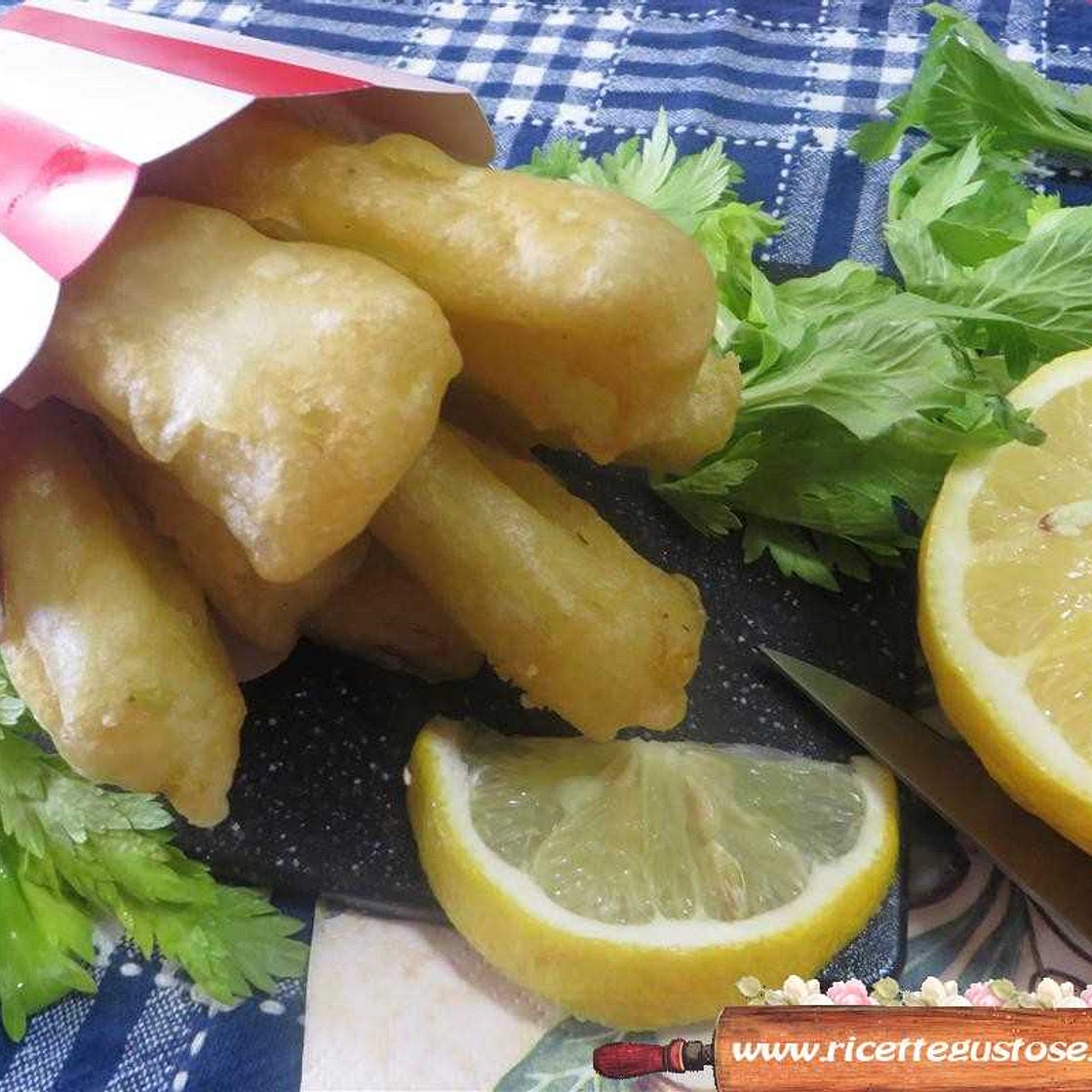 Sedano fritto in pastella