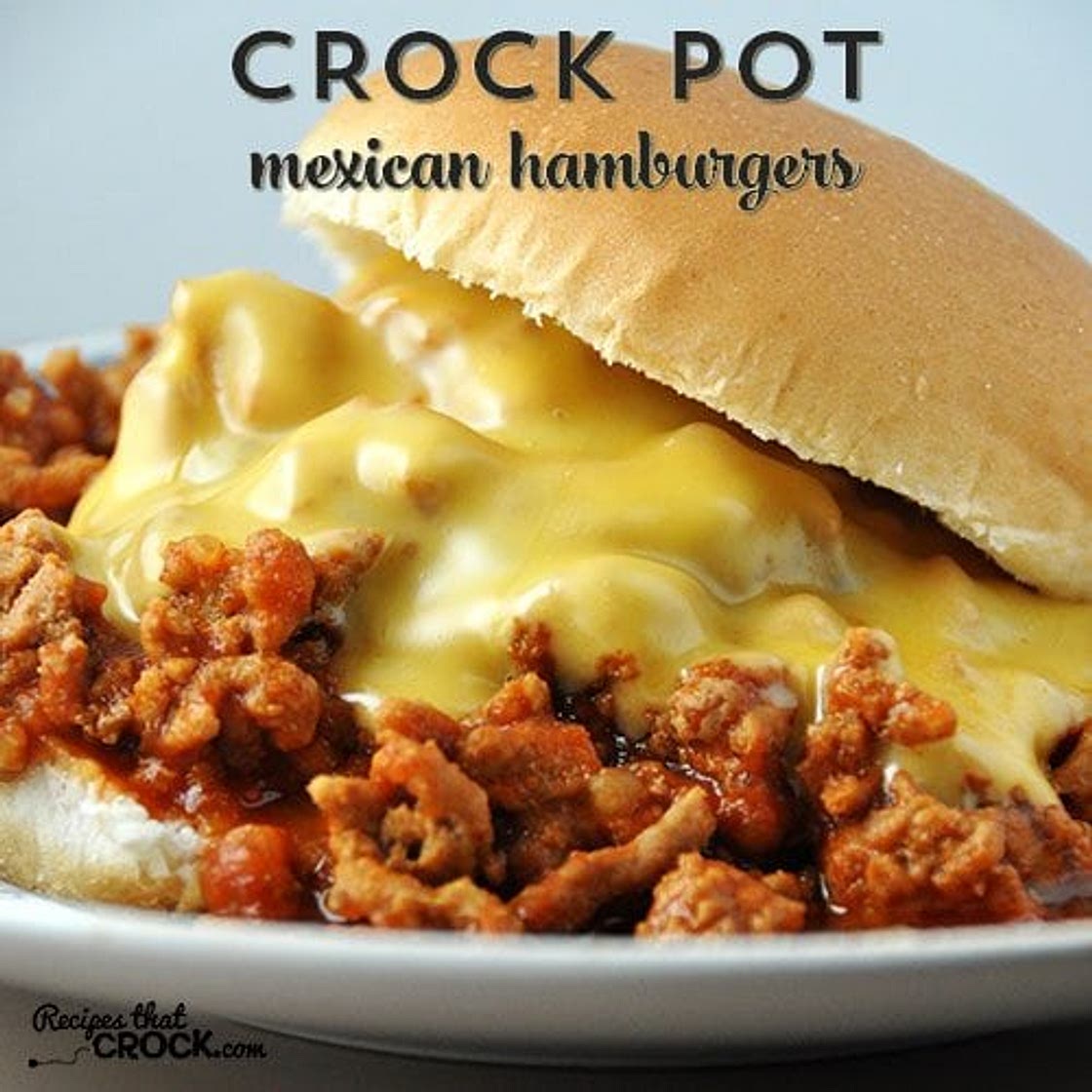 Crock Pot Mexican Hamburgers