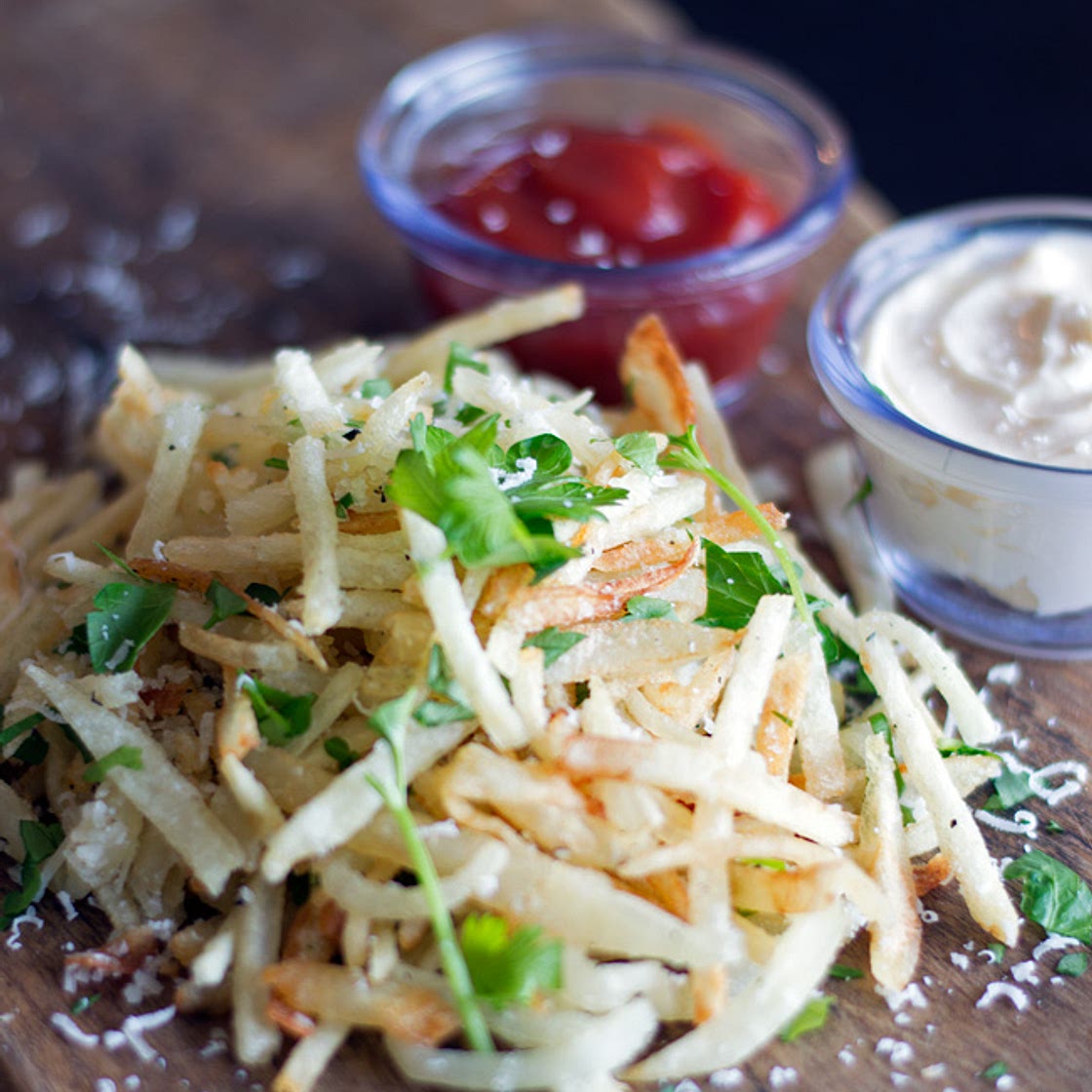 Truffle Parmesan Shoestring French Fries