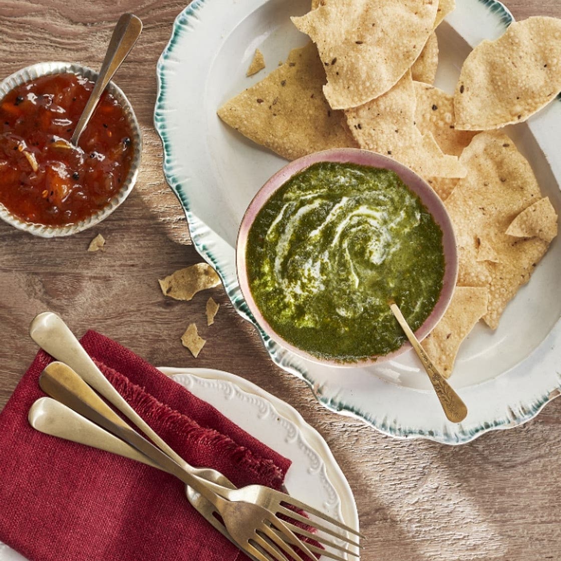 Easy Mint & Coriander Chutney Recipe - Indian Dip