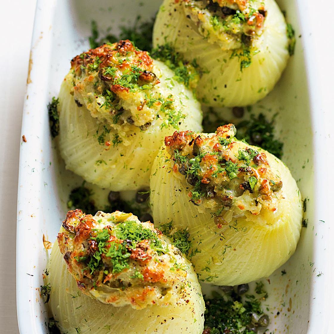 Finocchi imbottiti saporiti