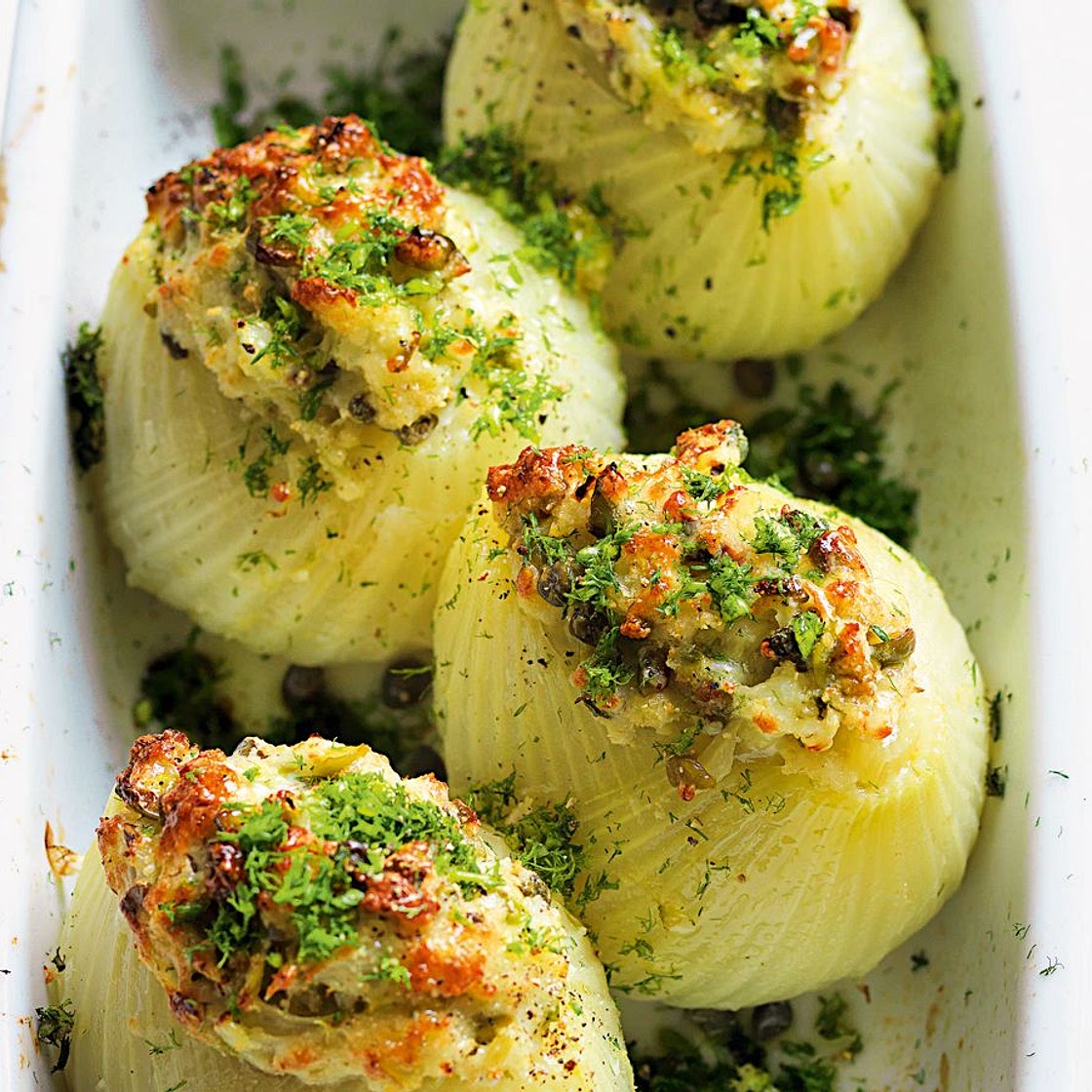 Finocchi imbottiti saporiti