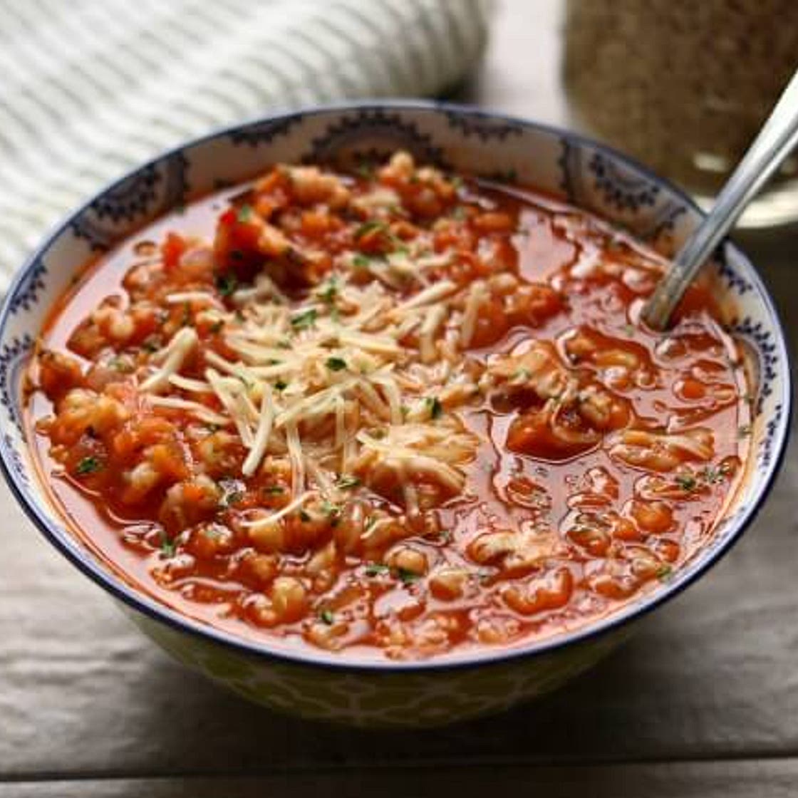 Instant Pot Chicken Barley Soup