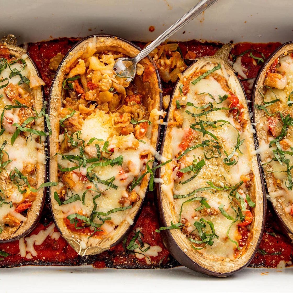 Stuffed Eggplant Parm