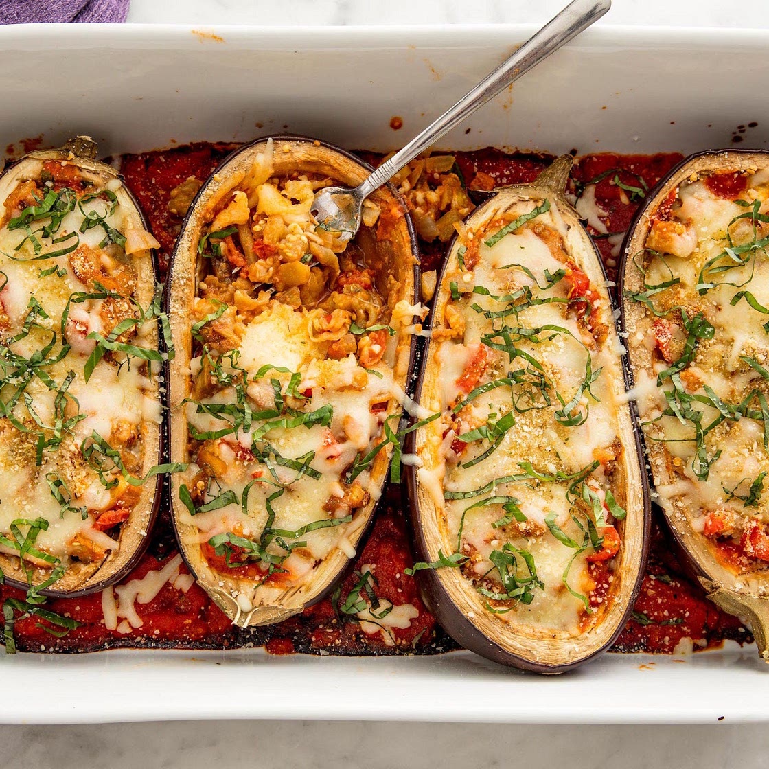 Stuffed Eggplant Parm