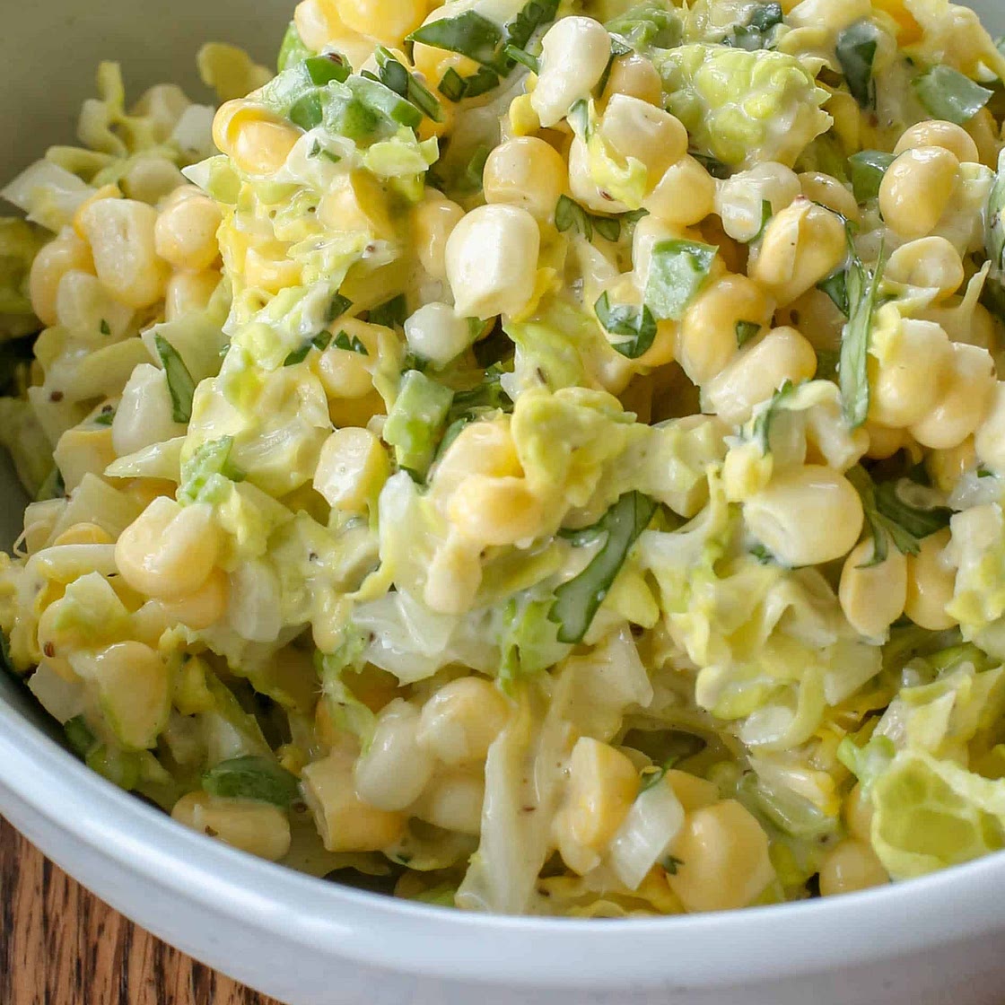 Jalapeno Corn Coleslaw