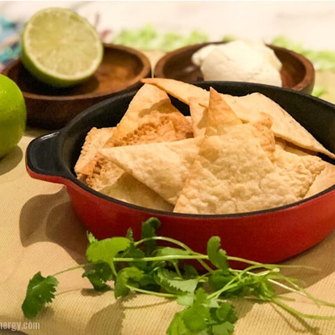 Lazy Low-Carb Tortilla Chips