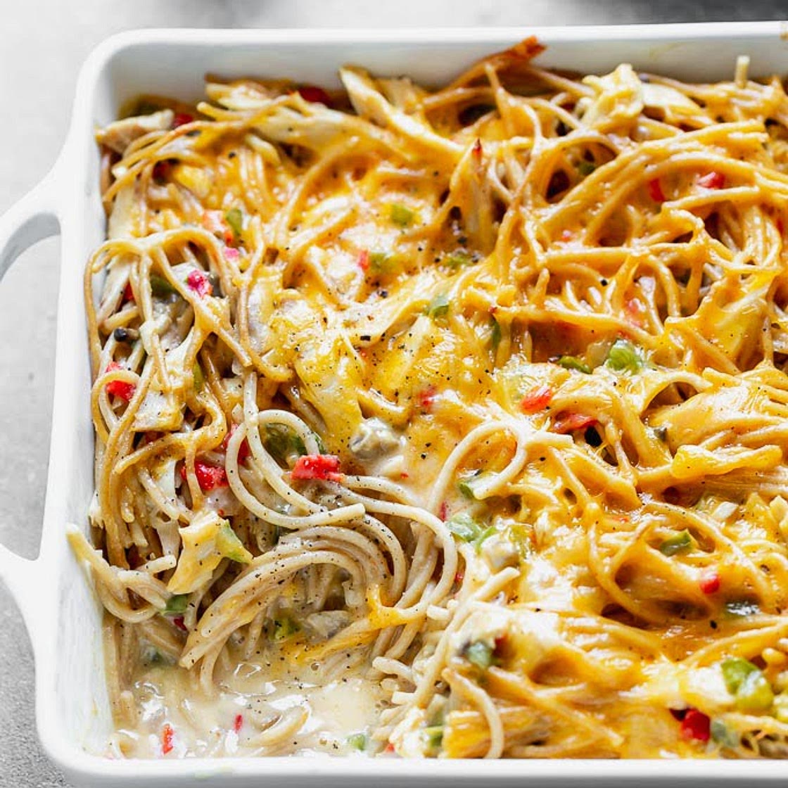 Healthy Chicken Spaghetti