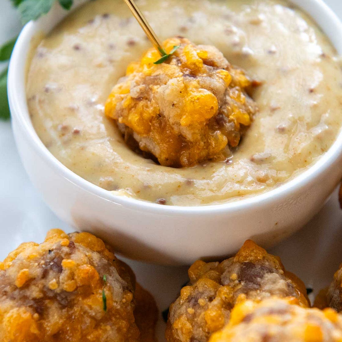 Cheesy Gluten-Free Sausage Balls (Not Greasy)