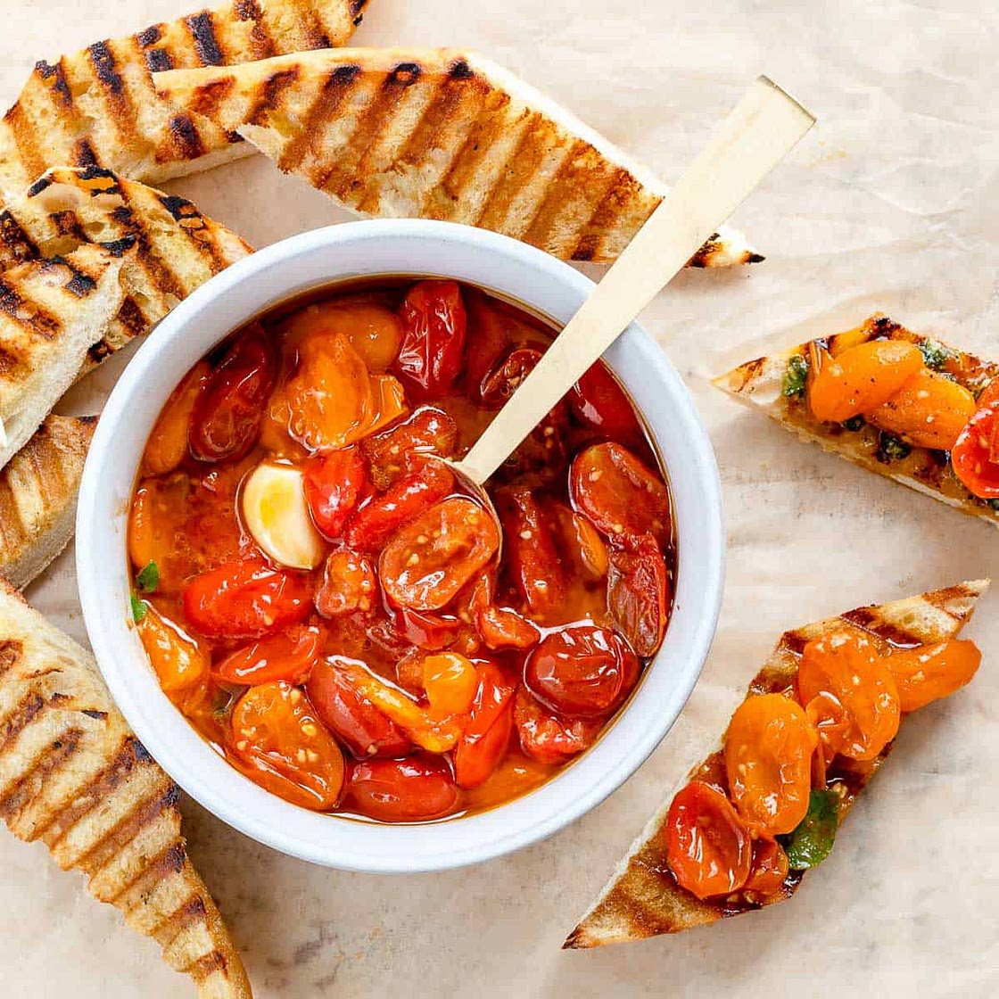 Stovetop Cherry Tomato Confit