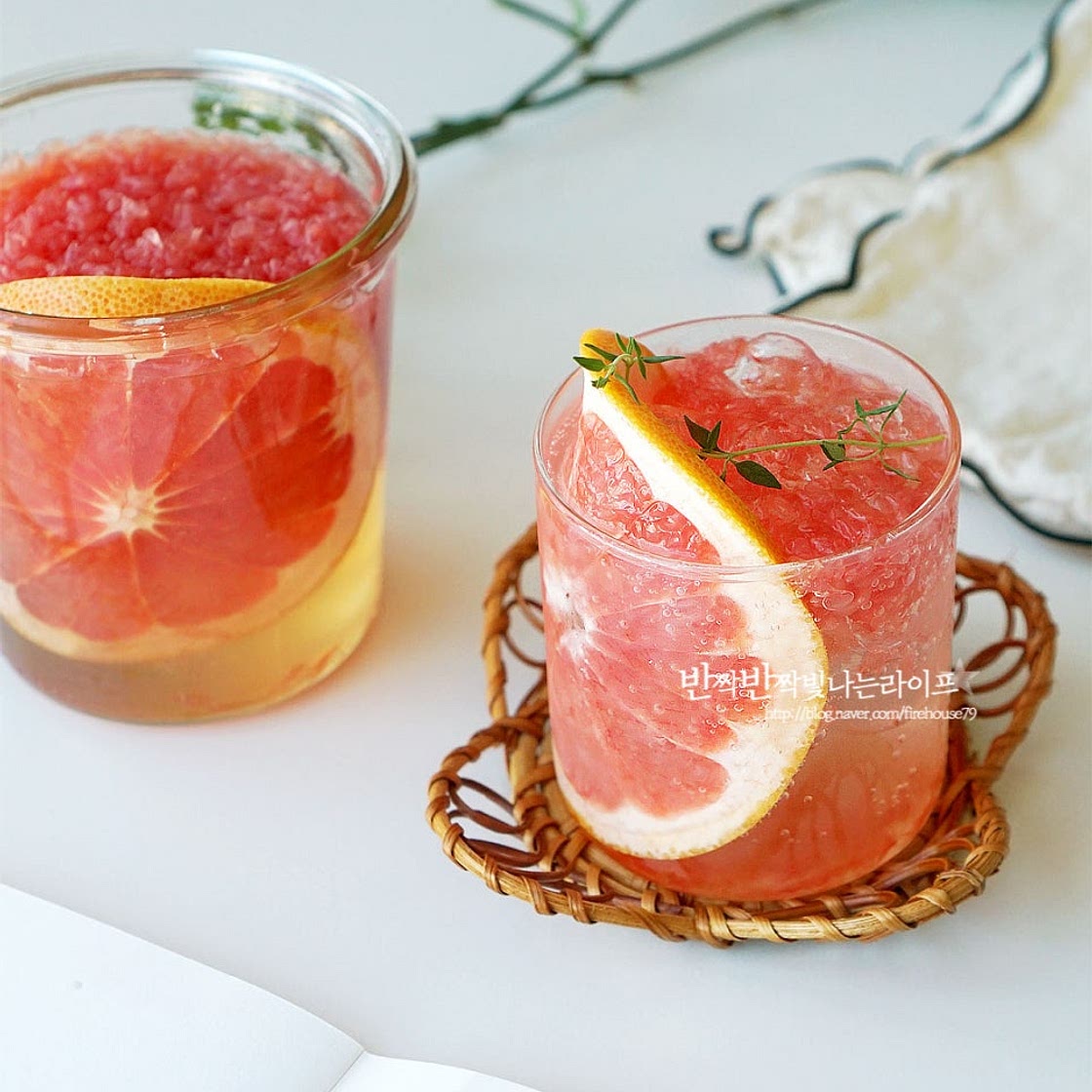 수제 자몽청 만들기 숙성기간 자몽에이드 만들기 자몽 껍질 까는법