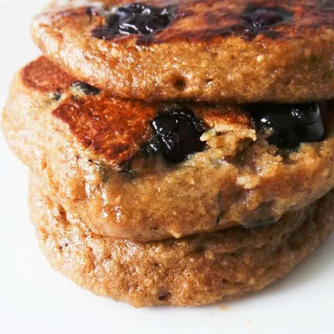 Blueberry Banana Oatmeal Pancakes Recipe