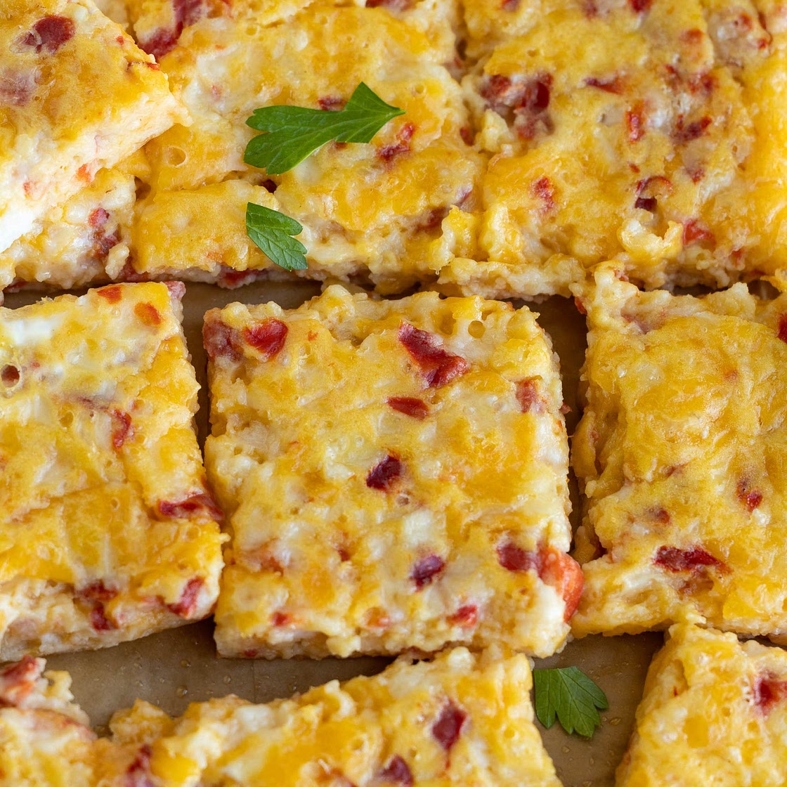 Keto Pimento Cheese Squares