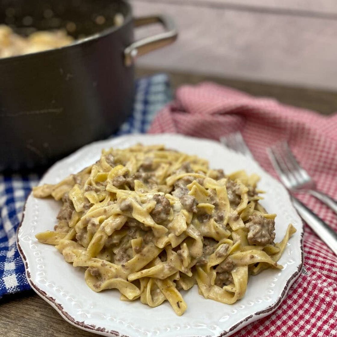 Copycat Homemade Hamburger Helper Beef Stroganoff