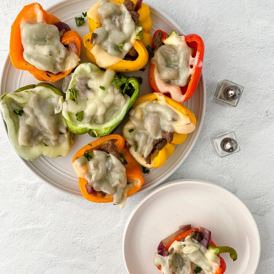 Philly Cheesesteak Stuffed Peppers