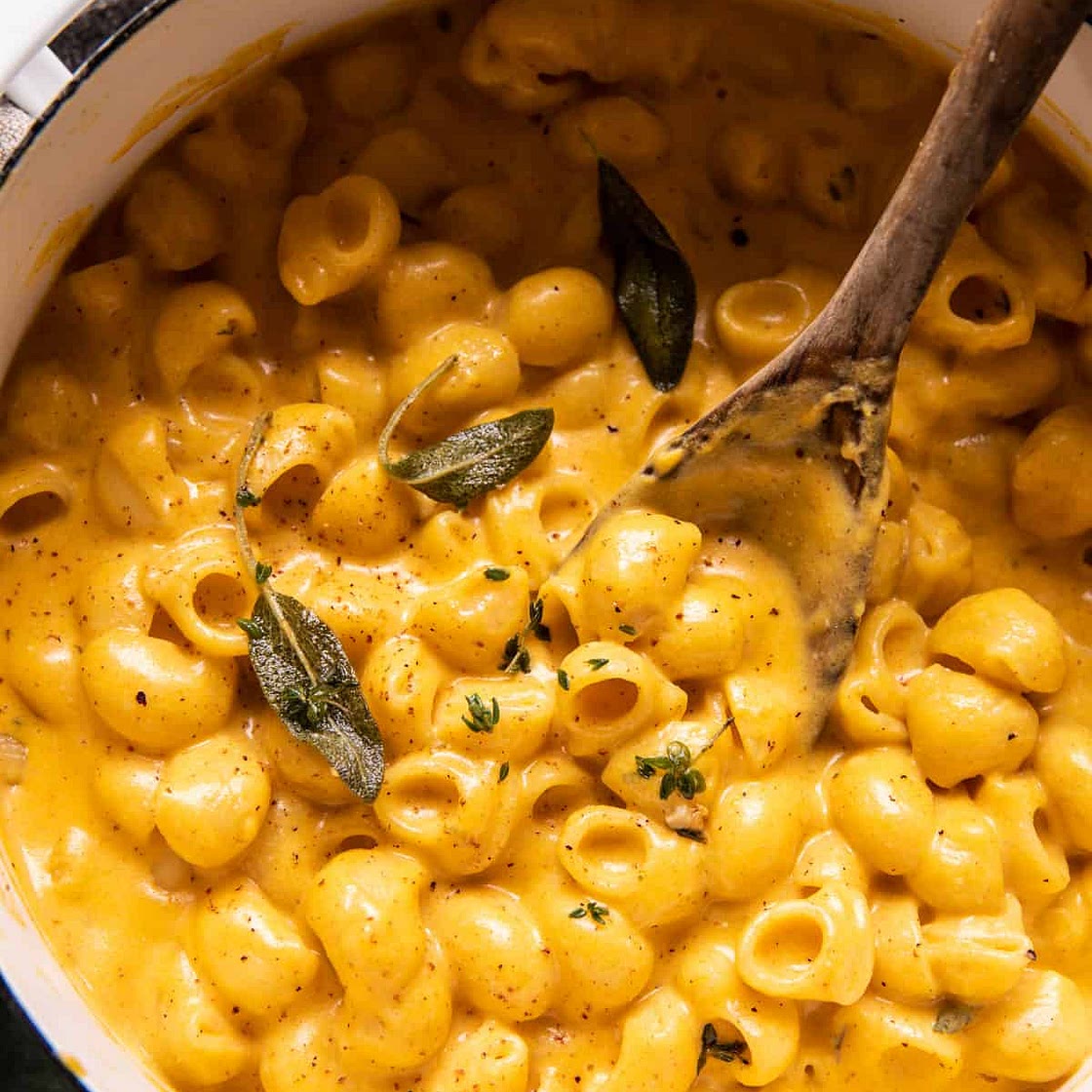 One Pot Stove-Top Pumpkin Mac and Cheese