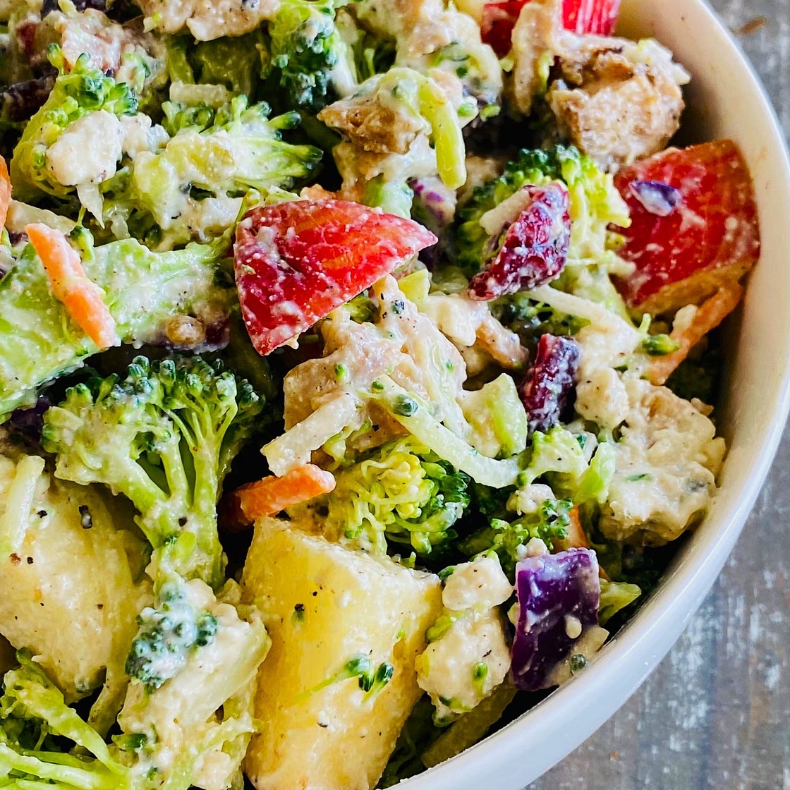 Apple Chicken Broccoli Salad