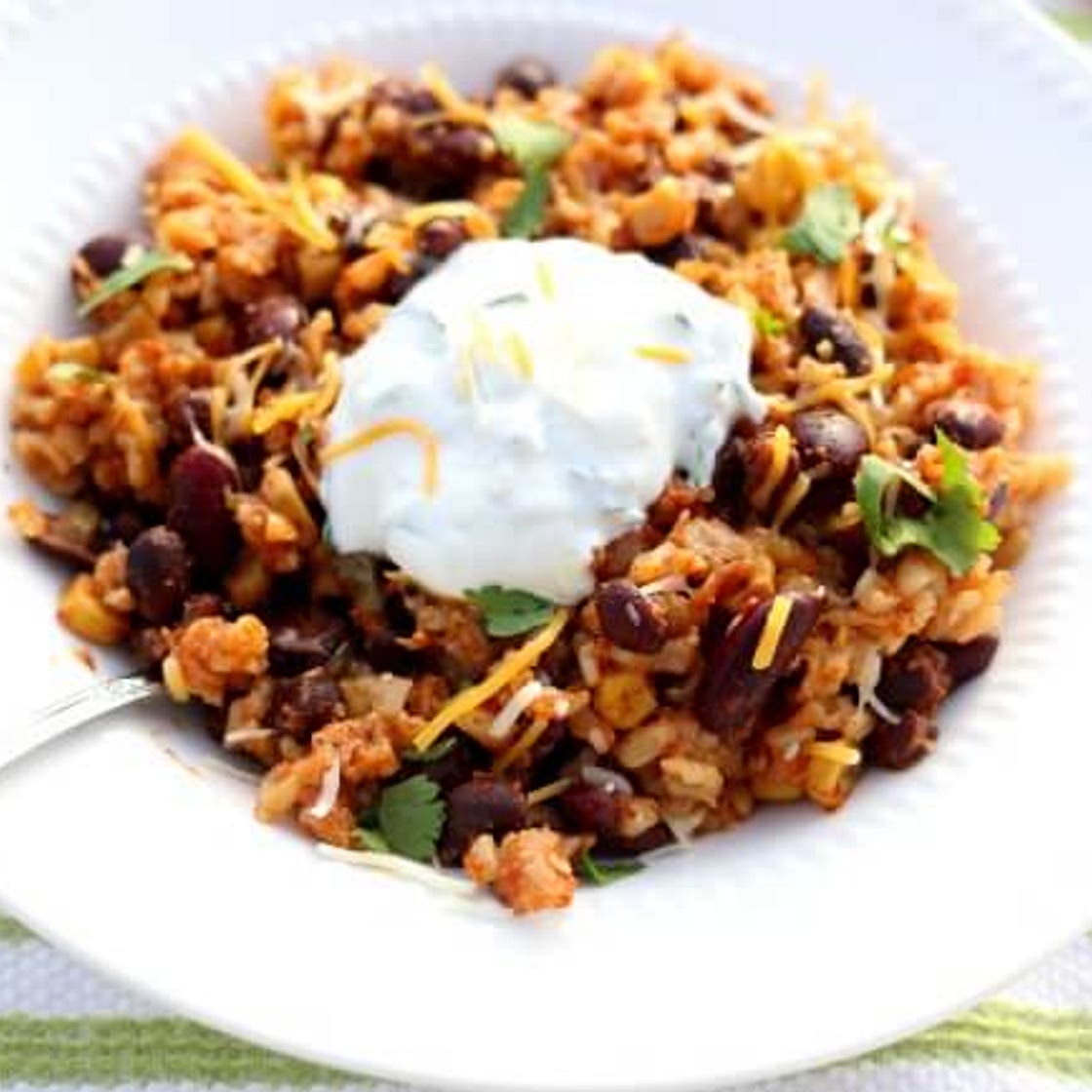 Instant Pot Santa Fe Beans and Rice