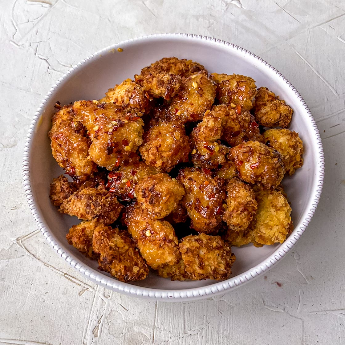 Chili Honey Popcorn Chicken