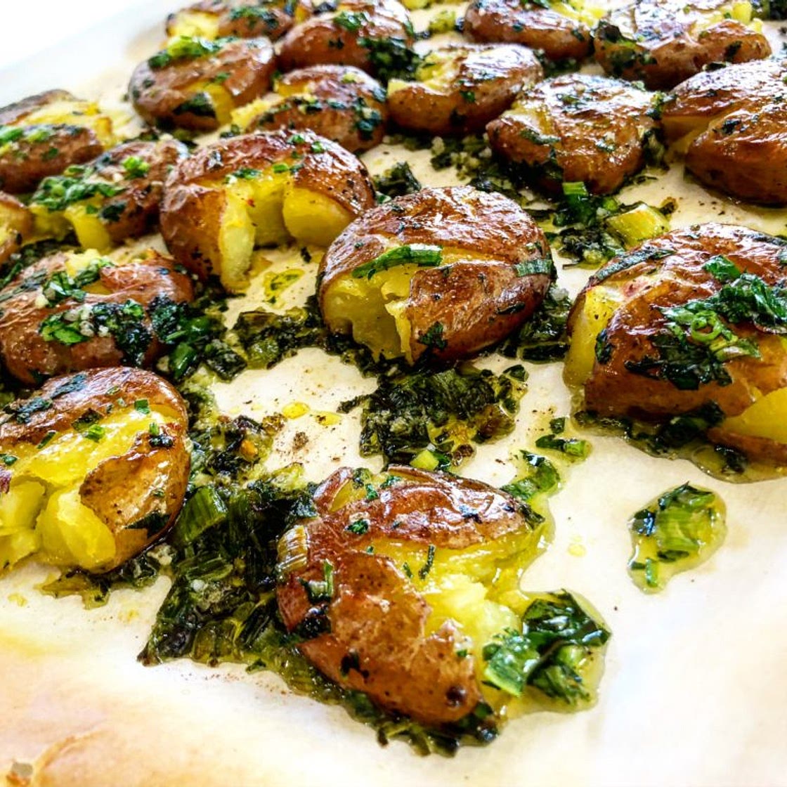 Smashed Irish Potatoes