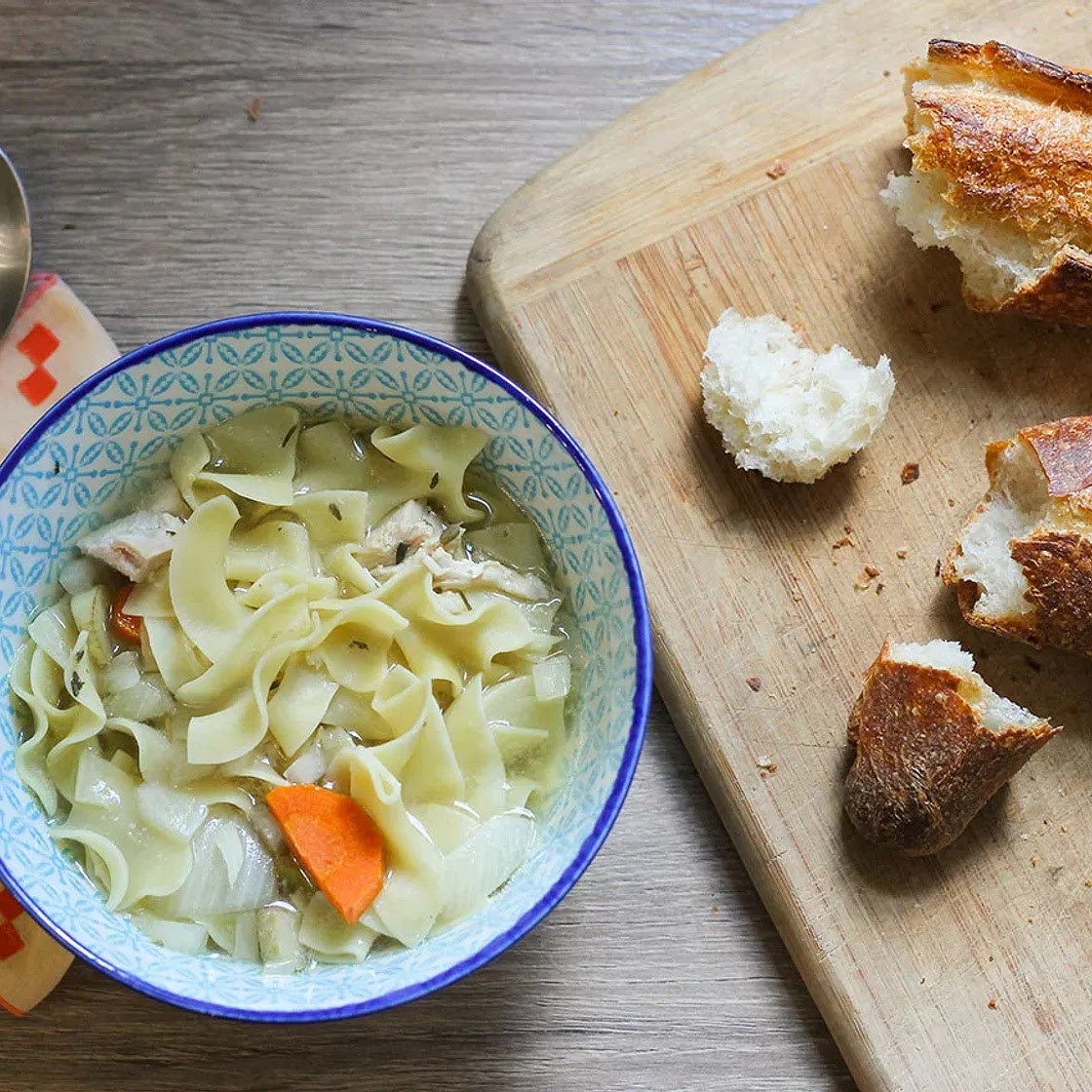 A Cozy Crock-Pot Chicken Noodle Soup Recipe