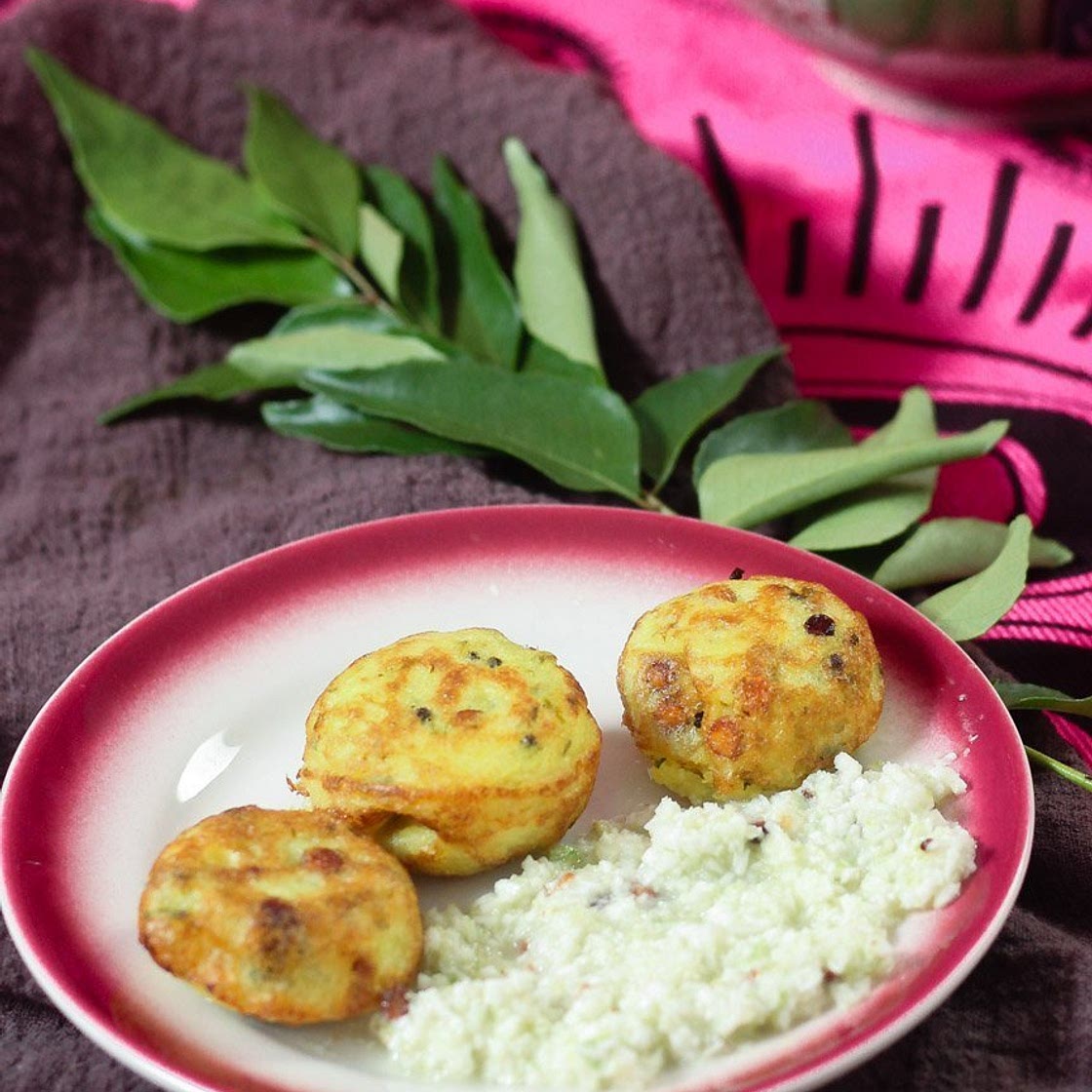 Paniyaram – Indian Savory Pancake Puffs