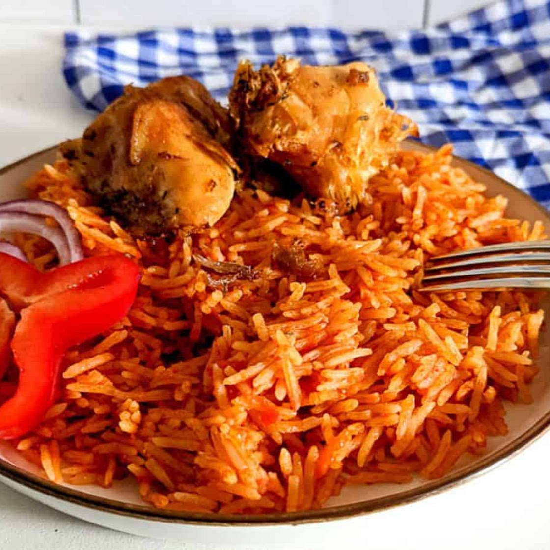Jollof Rice and Chicken