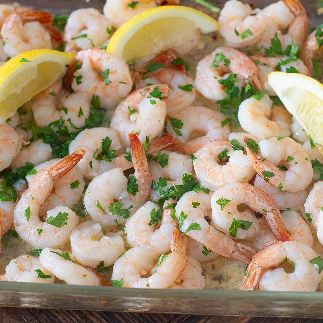 Baked Lemon Garlic Shrimp Recipe
