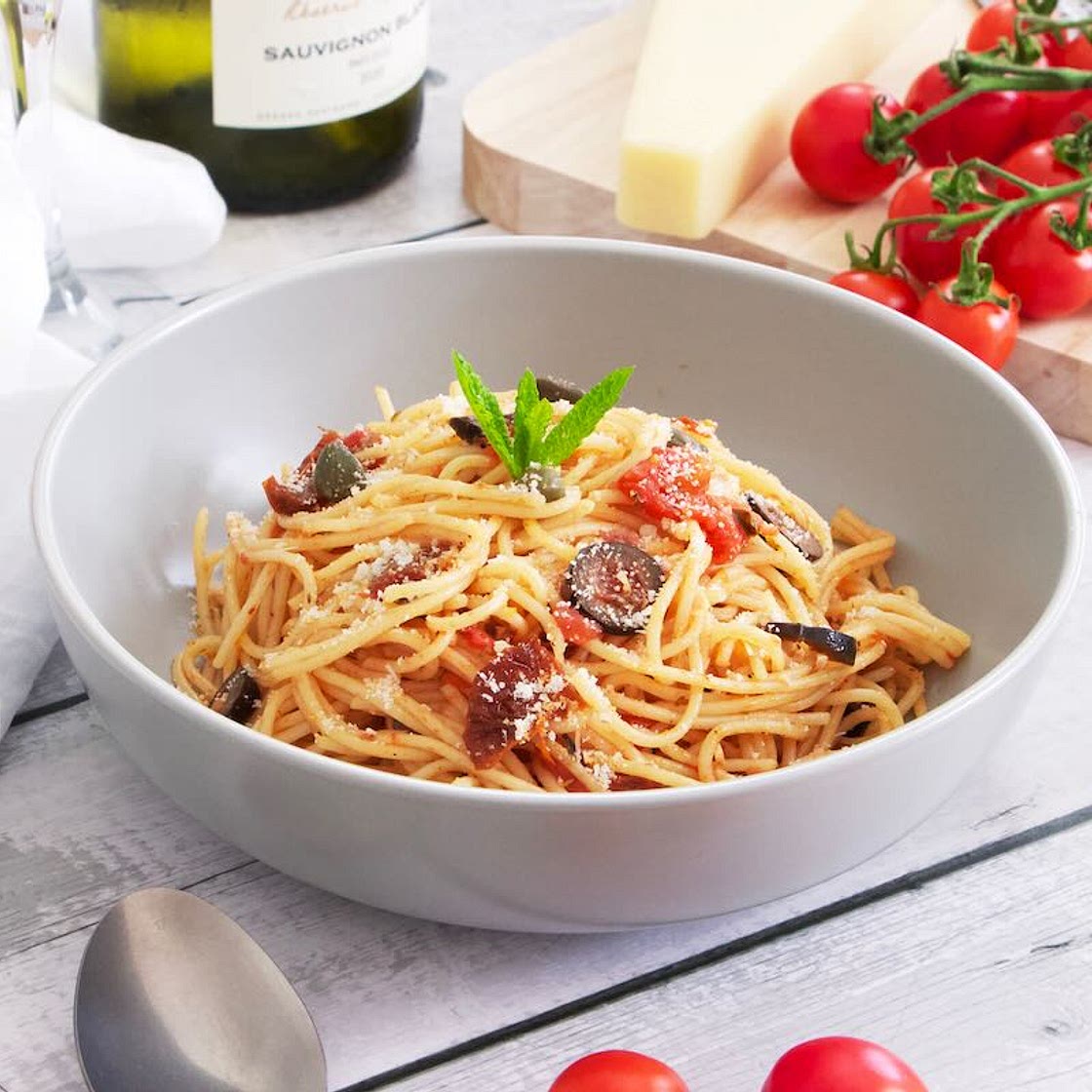 Mediterranean Pasta with Capers