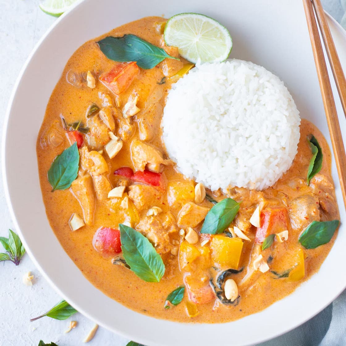 Instant Pot Thai Panang Curry Chicken