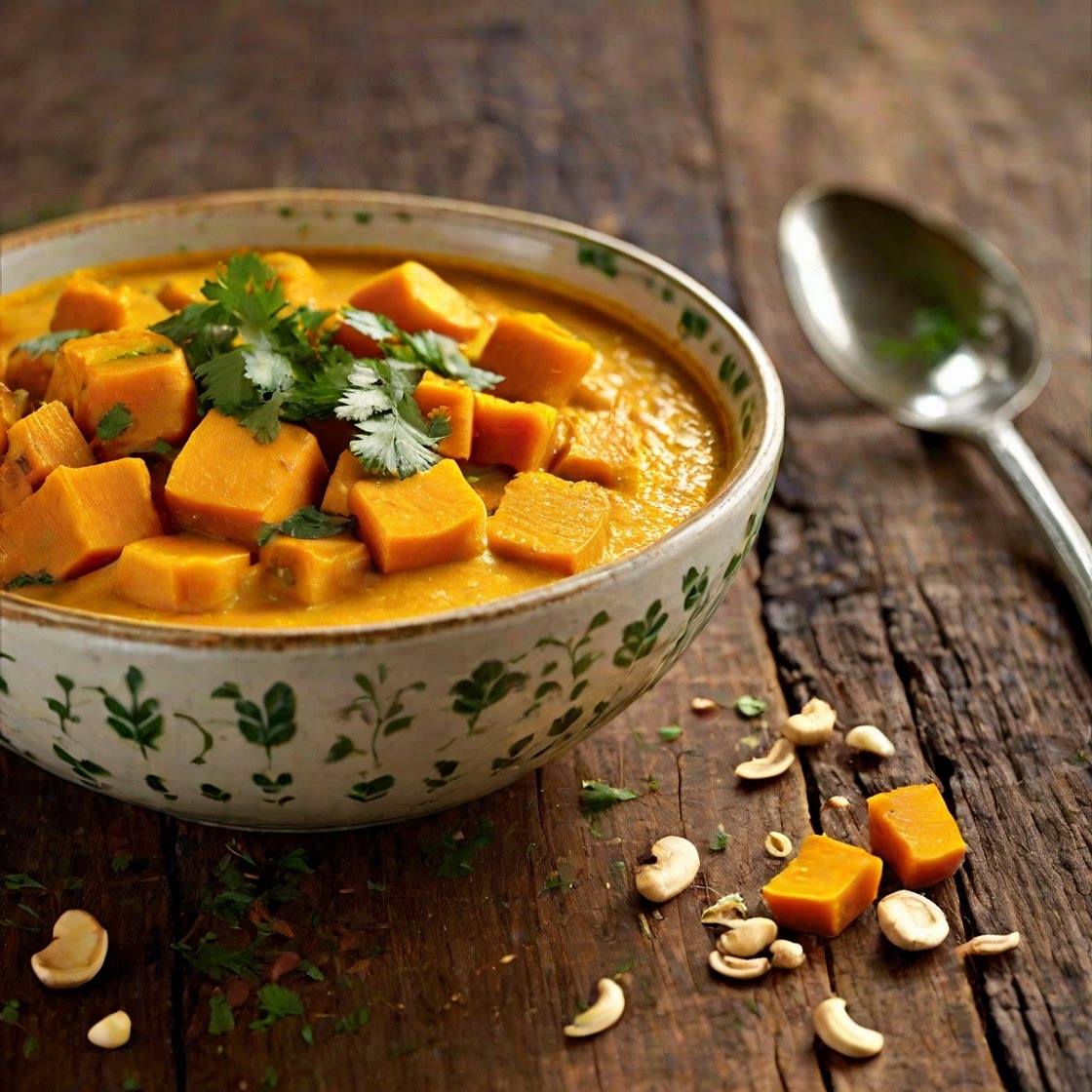 Coconut Cashew & Butternut Squash Curry Recipe