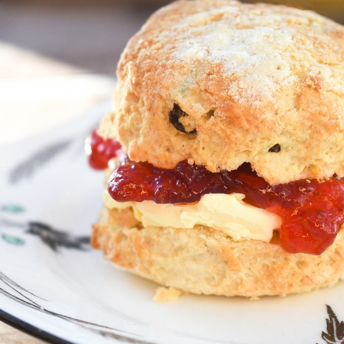 Vegan Air Fryer Fruit Scones