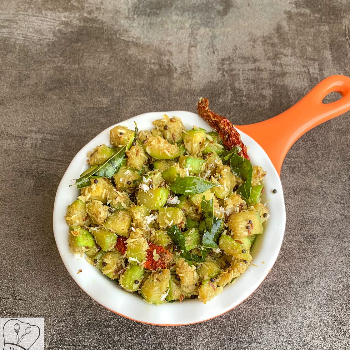 Zucchini Poriyal | Zucchini Thoran