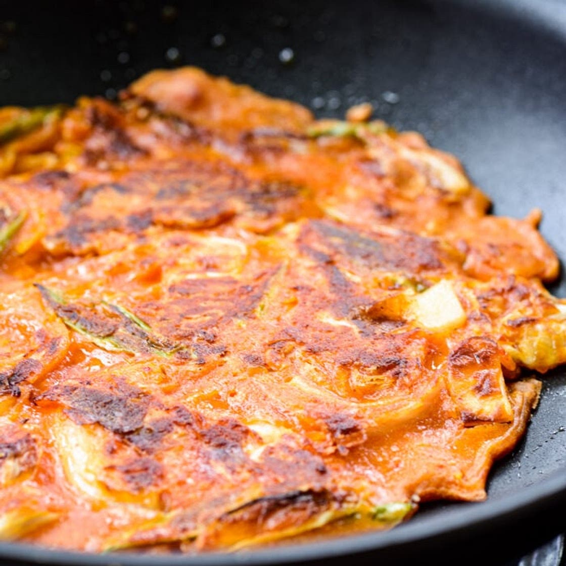 Kimchijeon (kimchi pancakes)