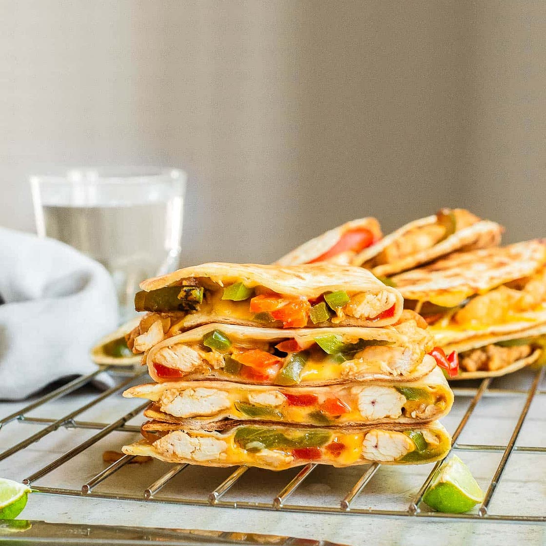 Chicken Fajita Quesadillas