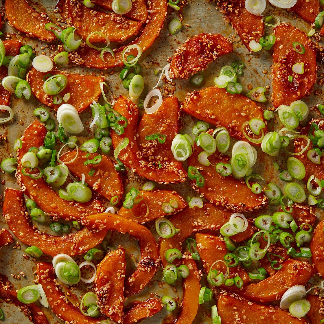 Gochujang-and-Sesame-Roasted Winter Squash