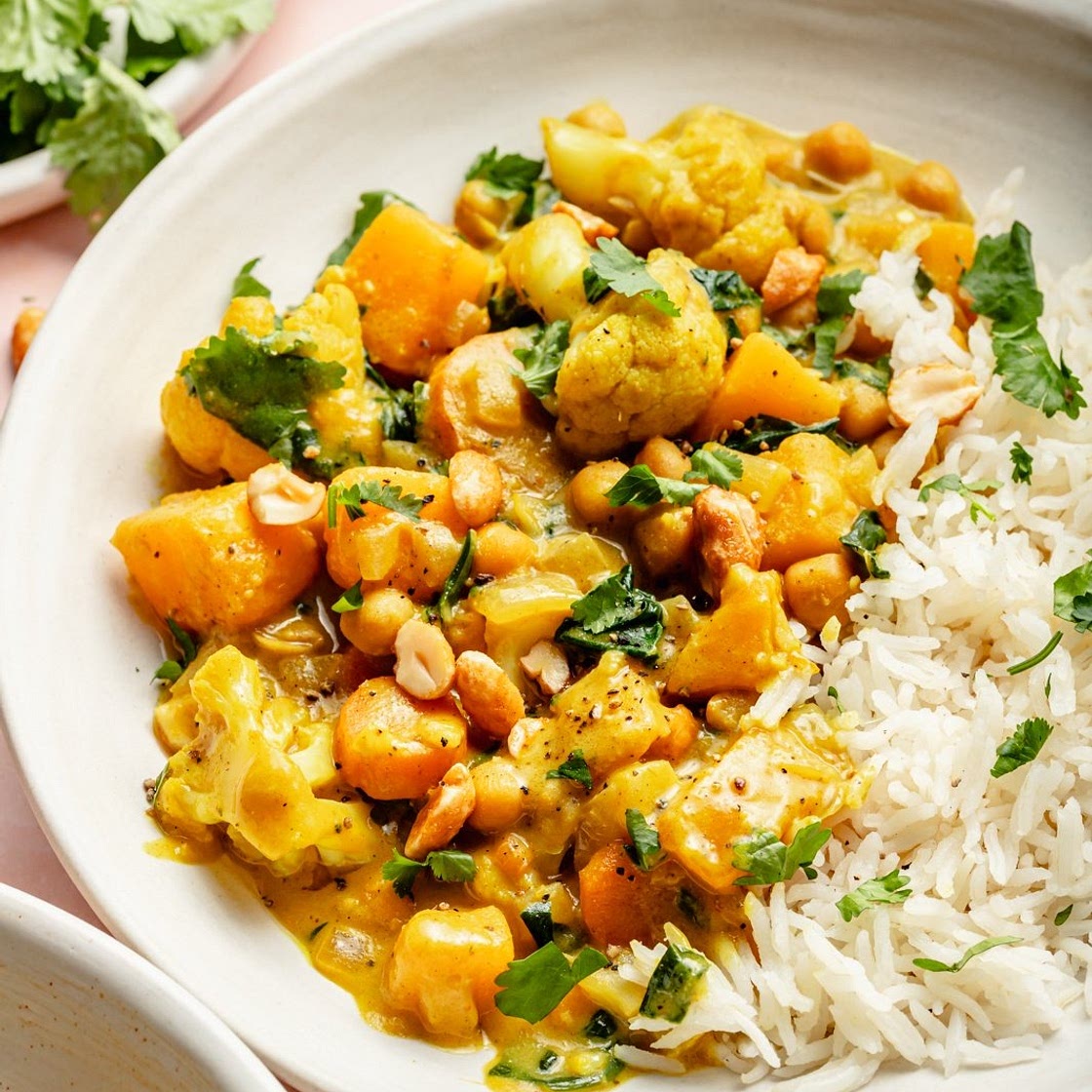 One Pot Butternut Squash Yellow Curry
