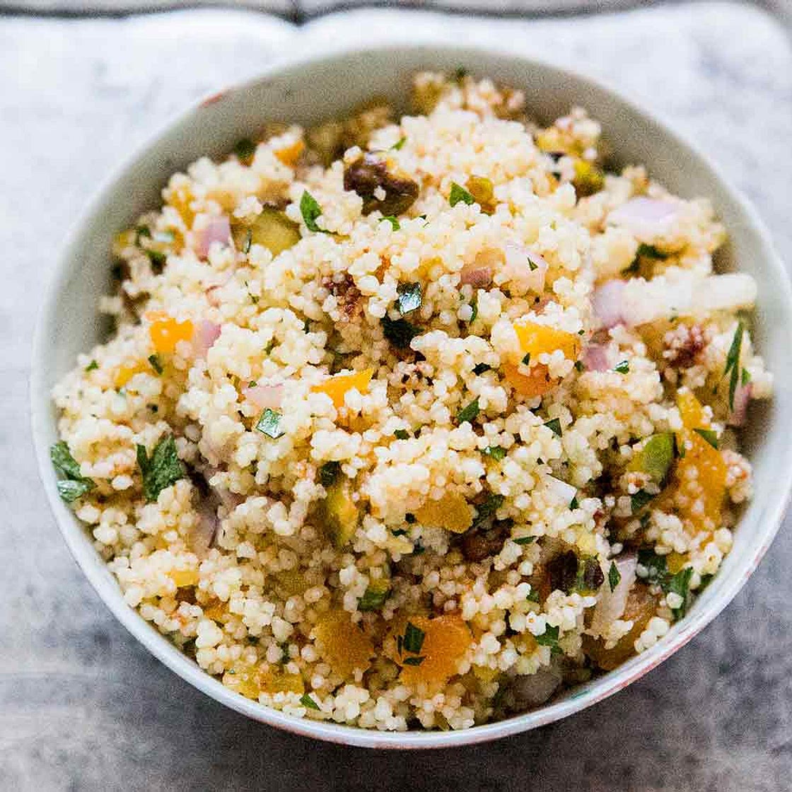 Couscous with Pistachios and Apricots