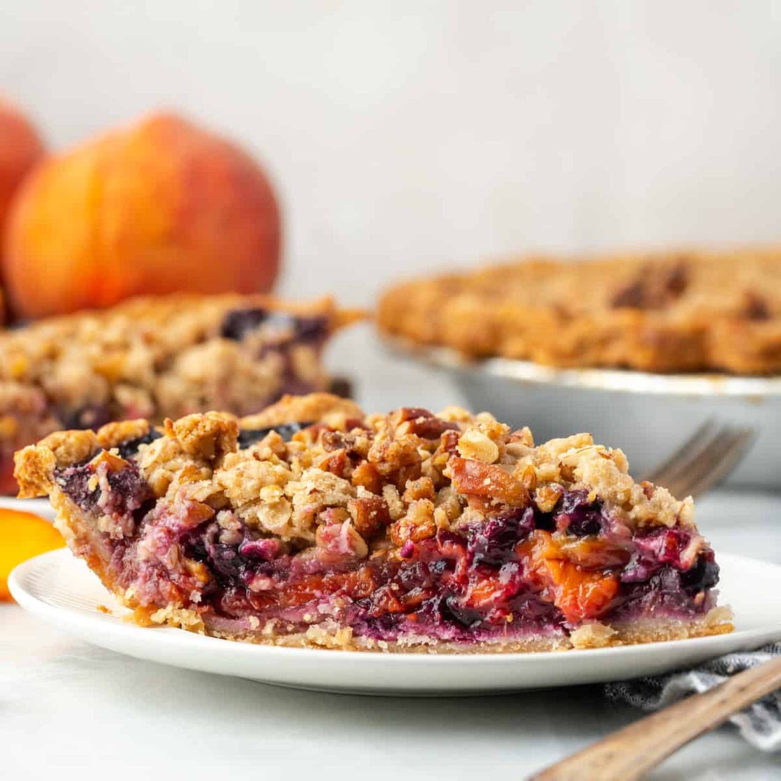 Blueberry Peach Pie