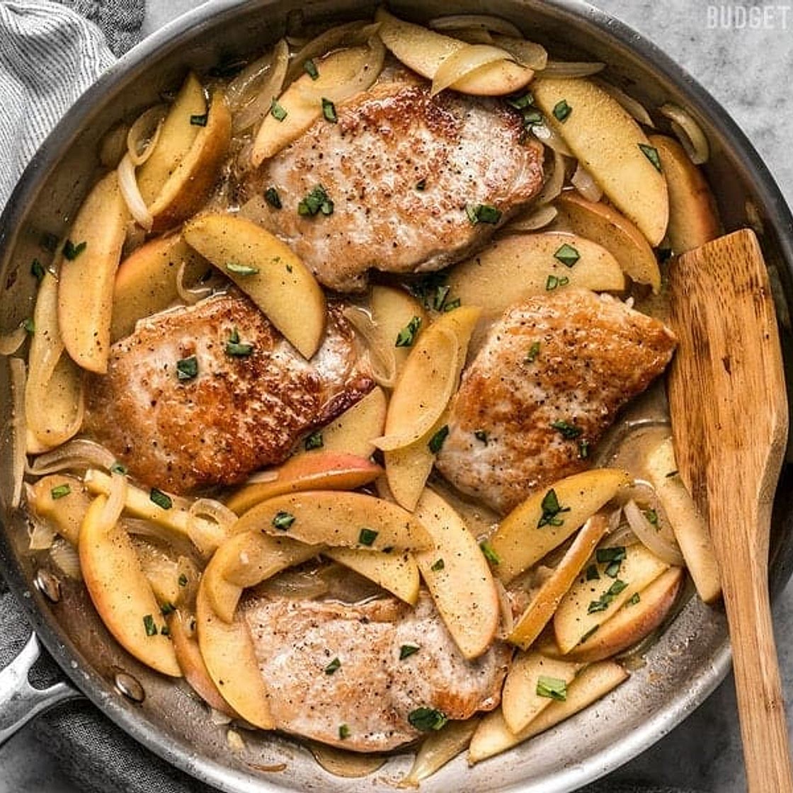 Apple Spice Pork Chops