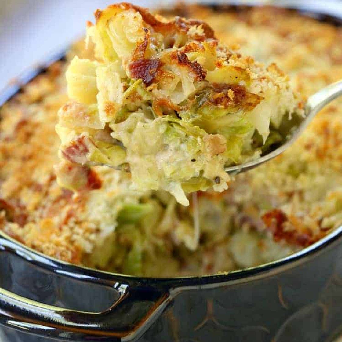 The Best Brussels Sprout Casserole