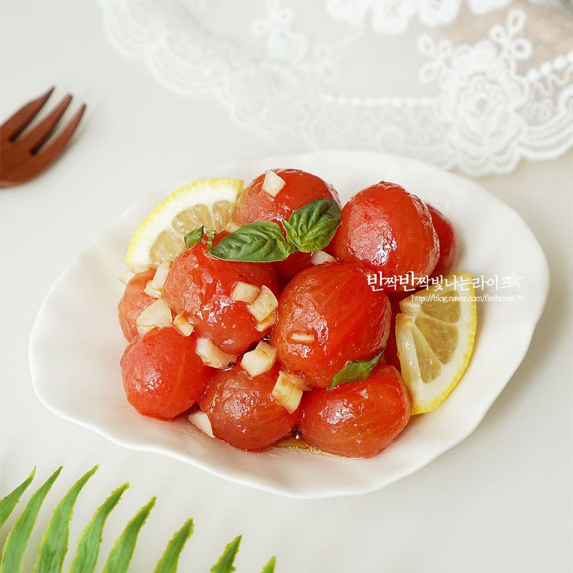 방울 토마토 마리네이드 만들기 토마토 절임