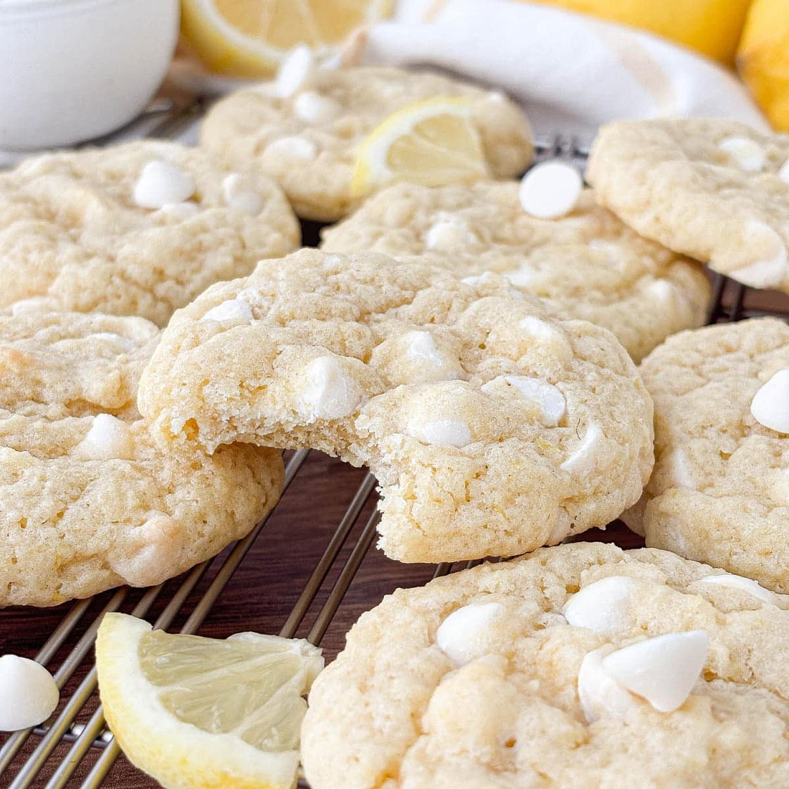 Lemon White Chocolate Cookies