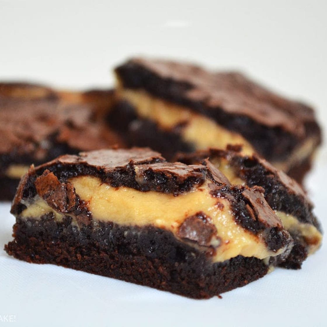 Salted Caramel Cheesecake Brownies