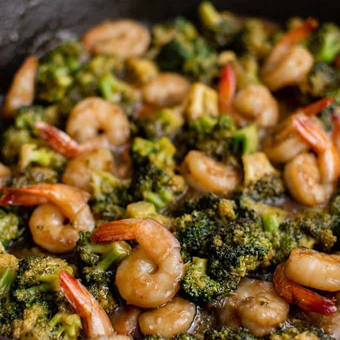 Garlic Shrimp and Broccoli