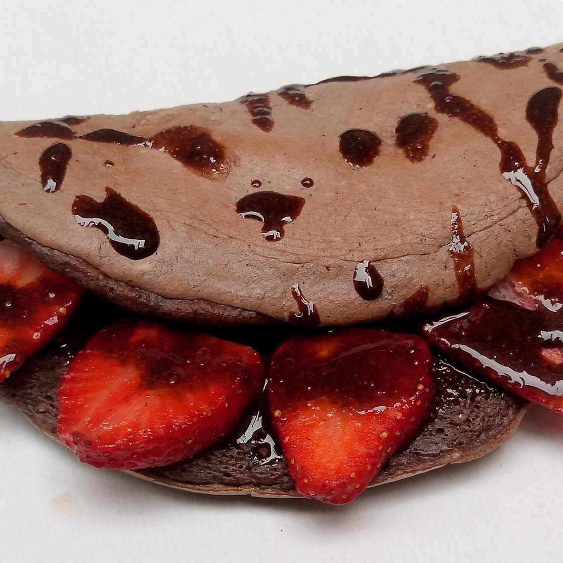 Receita de Crepioca de chocolate fit