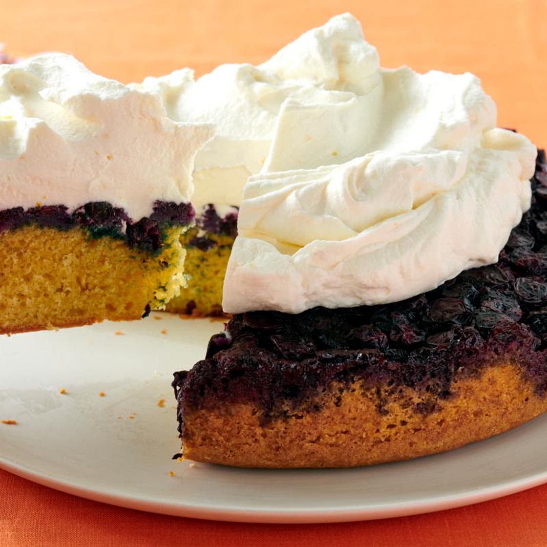 Blueberry Upside-Down Cake